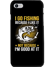 I go fishing because I like it Phone Case tile