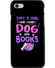 Just a girl who loves dogs books Phone Case tile