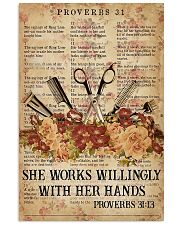 She works willingly 11x17 Poster front