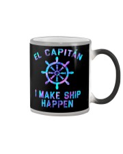 El capitan I make ship happen Color Changing Mug tile