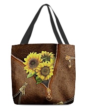 Sunflowers All-over Tote back