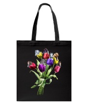 Tulips and horses Tote Bag tile