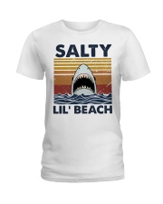 Salty lil' beach Ladies T-Shirt tile