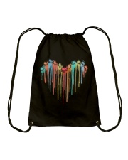 Axolotl heart Drawstring Bag tile