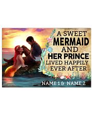 A Sweet Mermaid And Her Prince Lived Happily Ever 17x11 Poster front