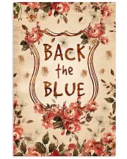 Back the blue 11x17 Poster front