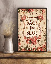 Back the blue 11x17 Poster lifestyle-poster-3