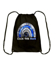 Back the blue Drawstring Bag tile
