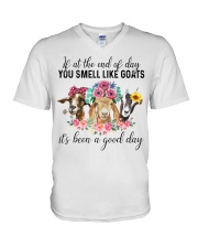 If at the end of day V-Neck T-Shirt tile