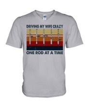 Driving my wife crazy V-Neck T-Shirt tile