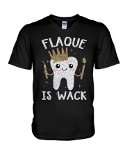 Flaque is wack V-Neck T-Shirt tile