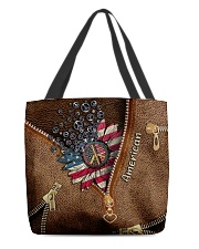 Patriotic Leather Pattern Print All-over Tote front