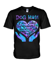 If you think my hands V-Neck T-Shirt tile