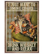 I just want to smoke cigars 11x17 Poster front