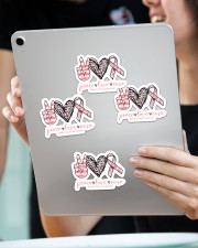 Peace love cure Sticker - 4 pack (Vertical) aos-sticker-4-pack-vertical-lifestyle-front-11