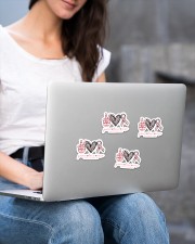 Peace love cure Sticker - 4 pack (Vertical) aos-sticker-4-pack-vertical-lifestyle-front-15