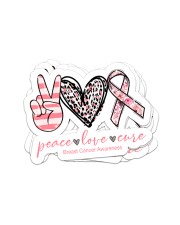 Peace love cure Sticker - 4 pack (Vertical) front