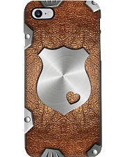 Police badge Metal pattern print Phone Case i-phone-8-case