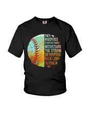 They whisper to her Youth T-Shirt tile