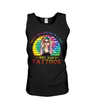 Never underestimate a girl Unisex Tank tile