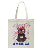 Love America Independence day Tote Bag tile