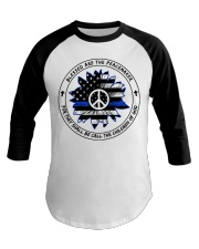 Blessed are the peacemaker Baseball Tee tile