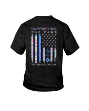 Supporting the paws Youth T-Shirt tile
