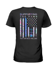 Supporting the paws Ladies T-Shirt back