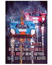 It is Not About Being Better Than Someone Else 11x17 Poster front