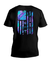 Live Love Save Lives V-Neck T-Shirt tile