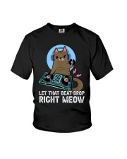 Let that beat drop right meow Youth T-Shirt tile