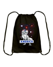 Love America Independence day Drawstring Bag tile