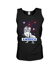 Love America Independence day Unisex Tank tile