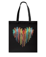 Frog heart Tote Bag tile