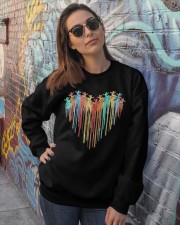 Frog heart Crewneck Sweatshirt lifestyle-unisex-sweatshirt-front-3