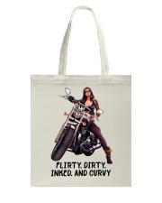 Flirty dirty inked and curvy Tote Bag tile
