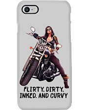 Flirty dirty inked and curvy Phone Case tile