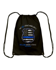 Not all heroes wear capes Drawstring Bag tile