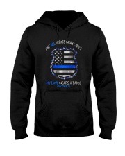 Not all heroes wear capes Hooded Sweatshirt tile