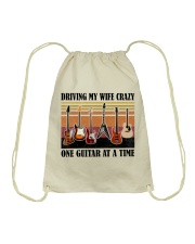 Driving my wife crazy Drawstring Bag tile