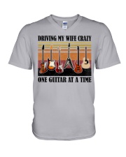 Driving my wife crazy V-Neck T-Shirt tile
