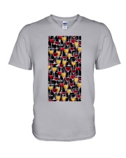 Fine like wine V-Neck T-Shirt tile