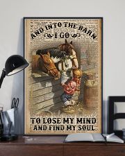 And Into The Barn I Go 11x17 Poster lifestyle-poster-2