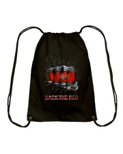 Back the red Drawstring Bag tile