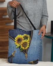 Sunflower tote All-over Tote aos-all-over-tote-lifestyle-front-10