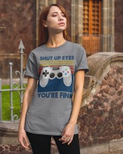 Shut up eyes Classic T-Shirt apparel-classic-tshirt-lifestyle-06