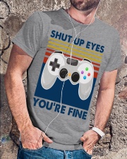 Shut up eyes Classic T-Shirt lifestyle-mens-crewneck-front-4