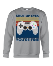 Shut up eyes Crewneck Sweatshirt tile
