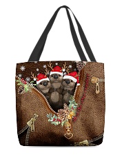 All Of The Otter Reindeer Leather Pattern Print All-over Tote back
