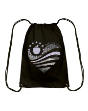 In my heart Independence day Drawstring Bag tile